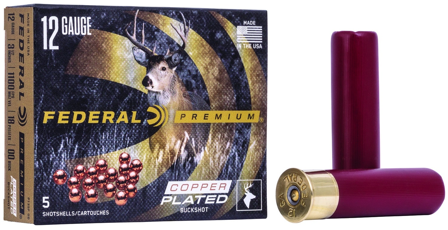 Federal 12 Gauge BUCKSHOT – 5rd
