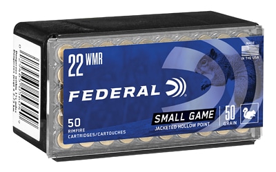 Federal .22 WMR 50gr JHP Brass – 50rd