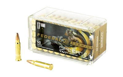 Federal .17 HMR 17gr JHP Brass – 50rd
