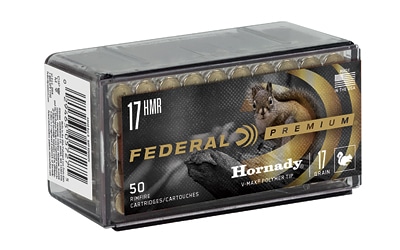 Federal .17 HMR 17gr V-MAX Brass – 50rd
