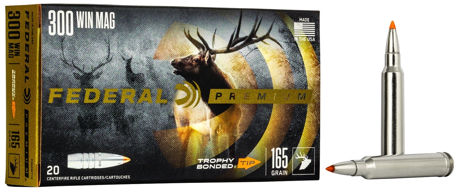Federal .300 Win Mag 165gr BONDED Brass – 20rd