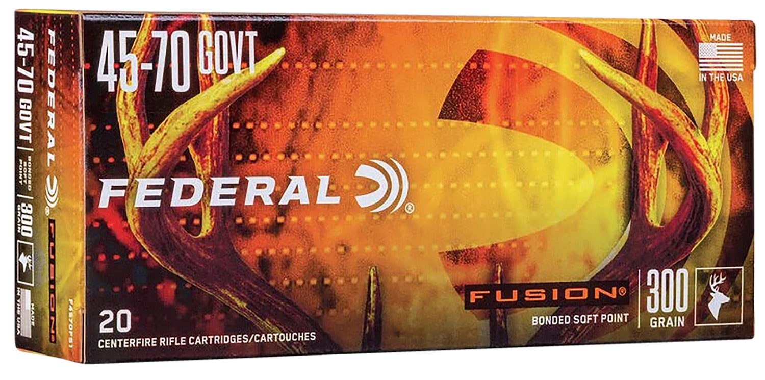 Federal .45-70 Government 300gr SP Brass – 20rd