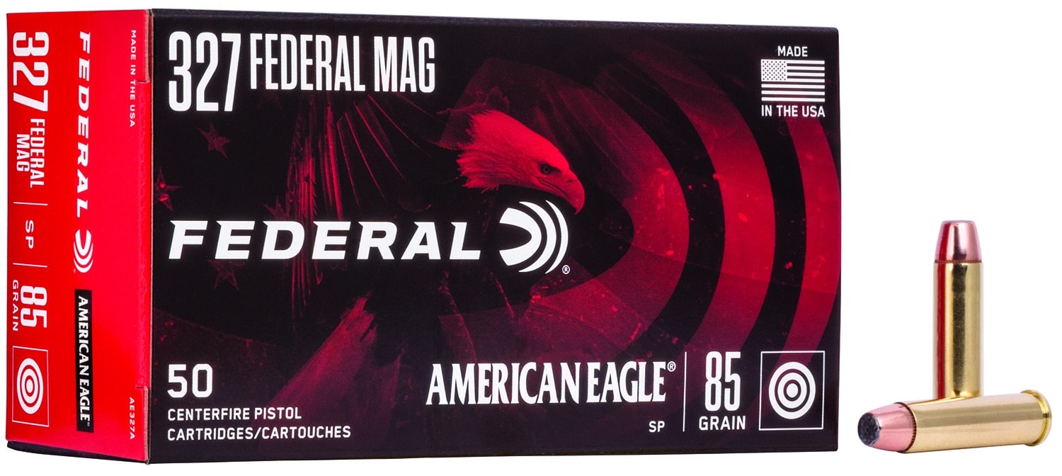 Federal .327 Federal Magnum 85gr JSP Brass – 50rd