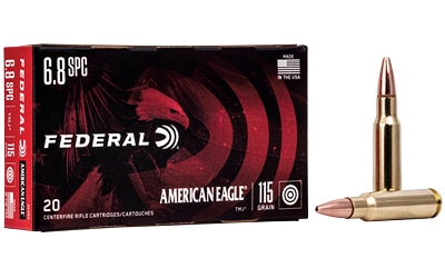 Federal 6.8 SPC 115gr FMJ Brass – 20rd