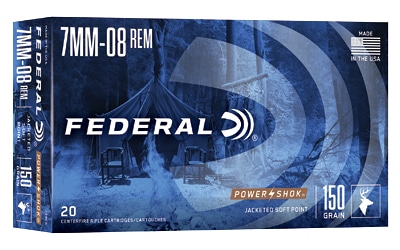 Federal 7mm-08 Remington 150gr SP Brass – 20rd