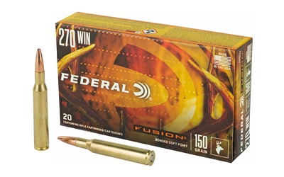 Federal .270 Winchester 150gr BONDED Brass – 20rd