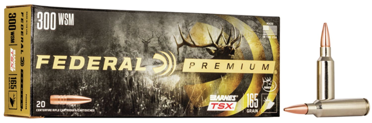 Federal .300 WSM 165gr TSX Brass – 20rd