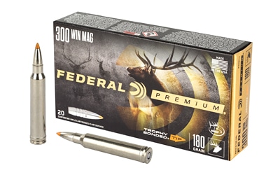 Federal .300 Win Mag 180gr BONDED Brass – 20rd