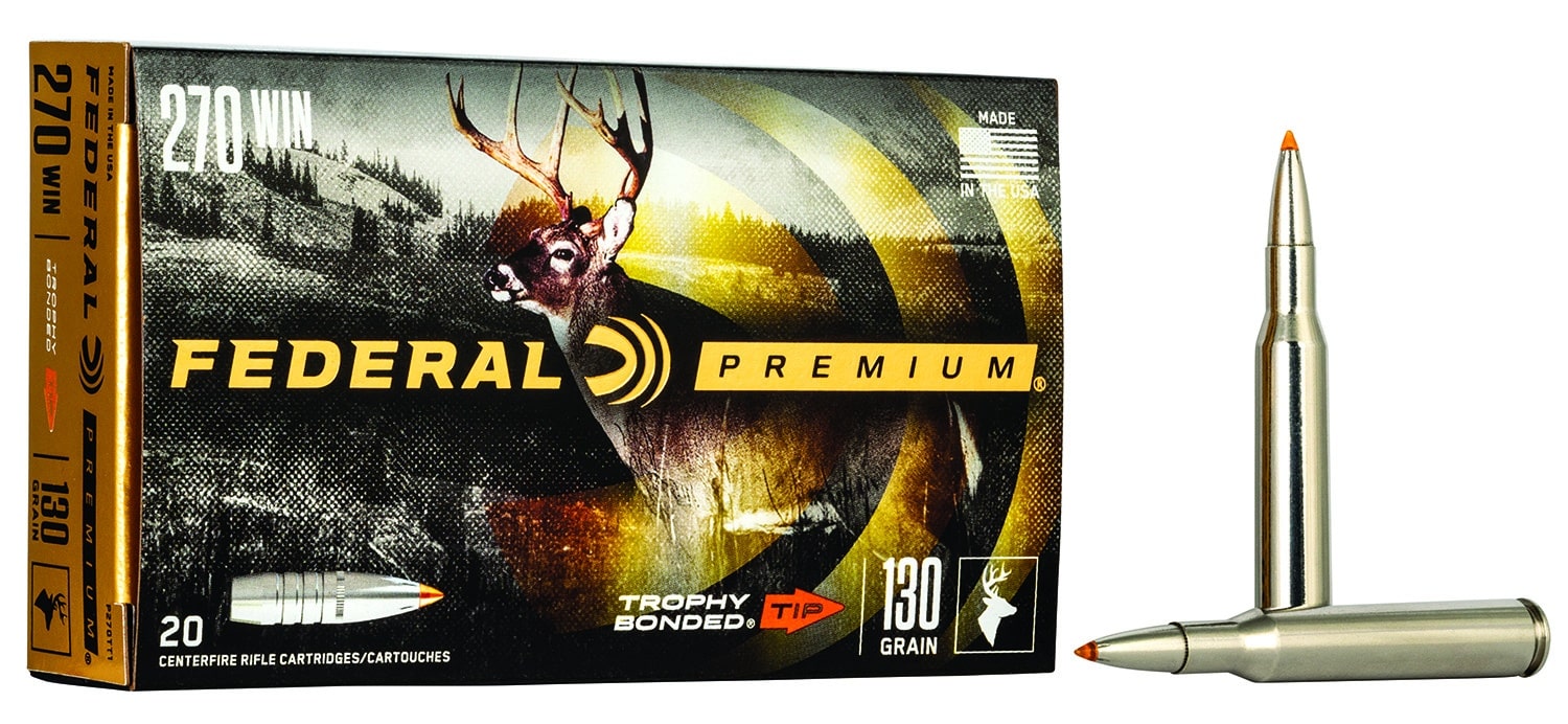 Federal .270 Winchester 130gr BONDED Nickel-Plated – 20rd