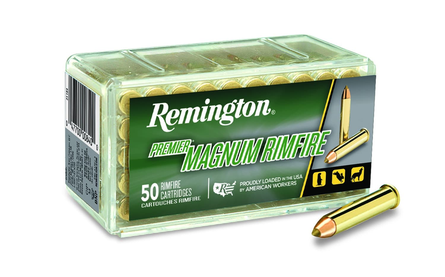 Remington .22 WMR 33gr Brass – 50rd