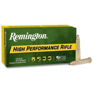 Box of Remington .22 Hornet 45 gr PSP ammunition, 50 rounds