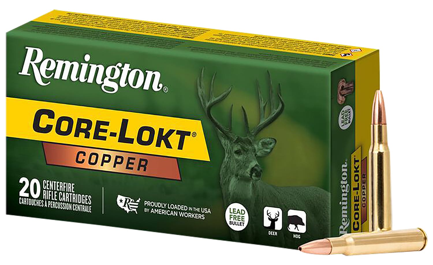 Remington .30-06 Springfield 150gr CORE-LOKT Brass – 20rd