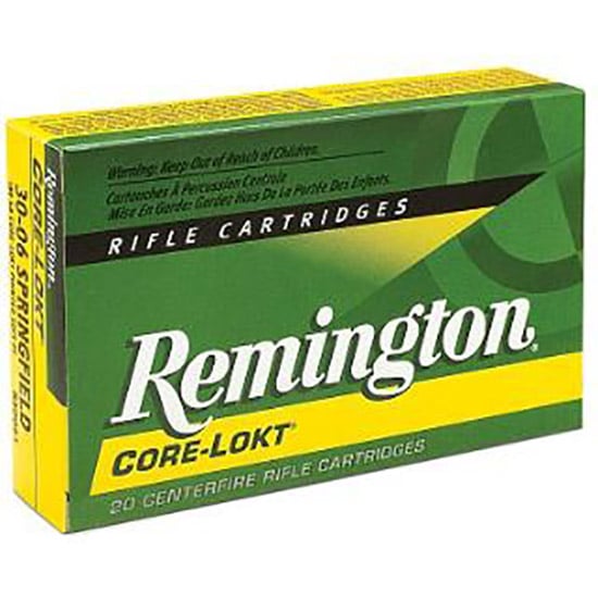 Remington .270 Winchester 130gr CORE-LOKT Brass – 20rd