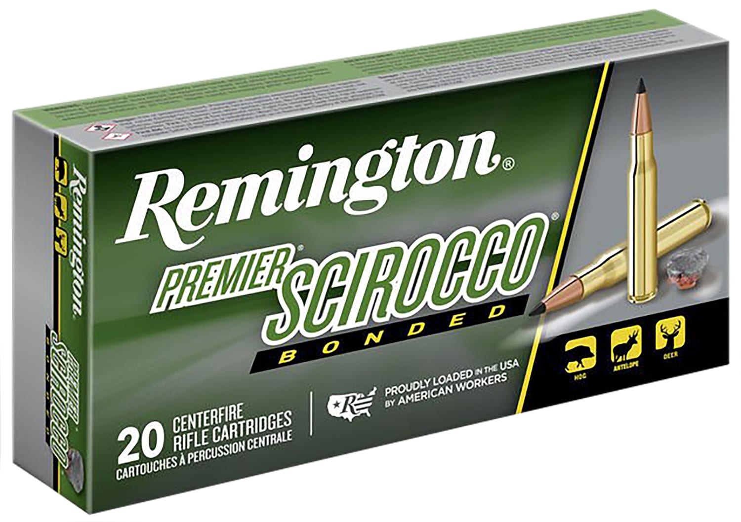 Remington .300 WSM 180gr BONDED Brass – 20rd