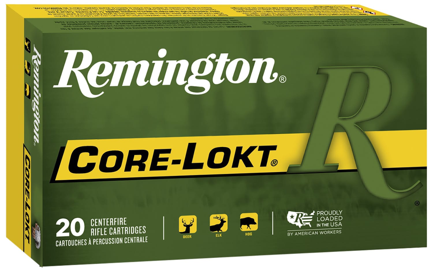 Remington .350 Legend 180gr CORE-LOKT Brass – 20rd