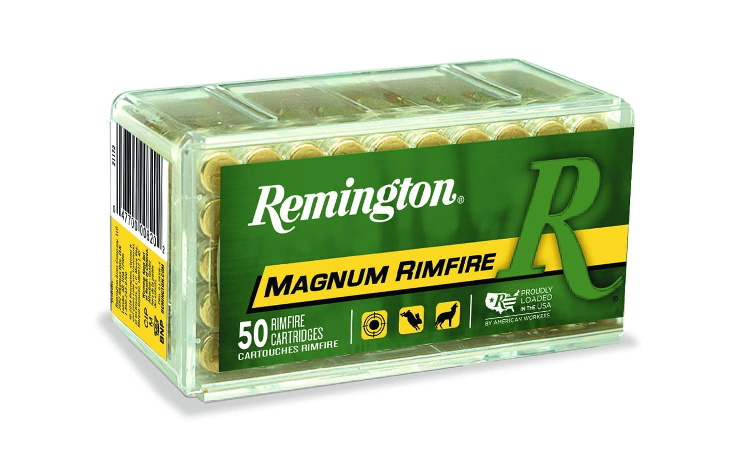 Remington .17 HMR 20gr Brass – 50rd