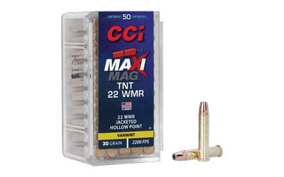 Cci .22 WMR 30gr JHP Brass – 50rd