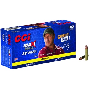 CCI Maxi-Mag .22 WMR 40gr JHP 200 rounds box