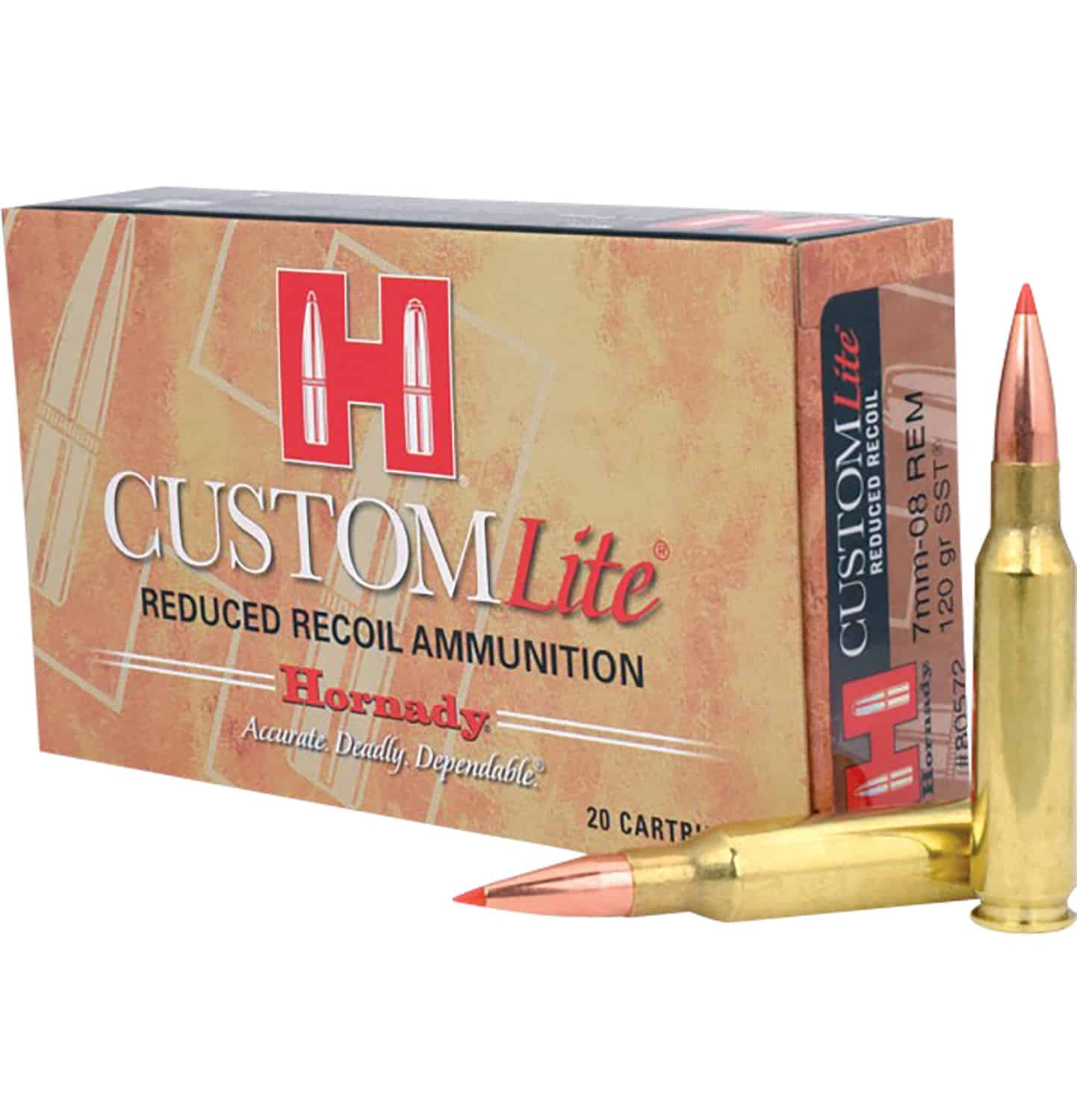 Hornady 7mm-08 Remington 120gr SST Brass – 20rd