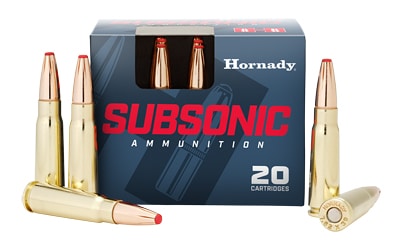 Hornady 7.62x39 255gr SUBSONIC Brass – 20rd