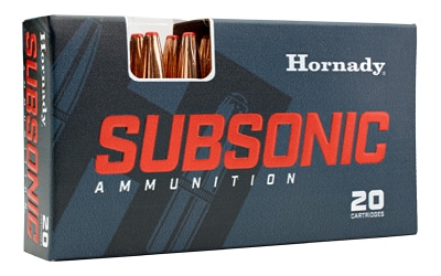 Hornady .350 Legend 250gr SUBSONIC Brass – 20rd