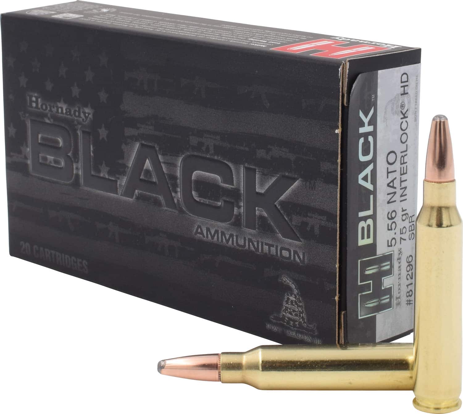 Hornady 5.56 NATO 75gr Brass – 20rd