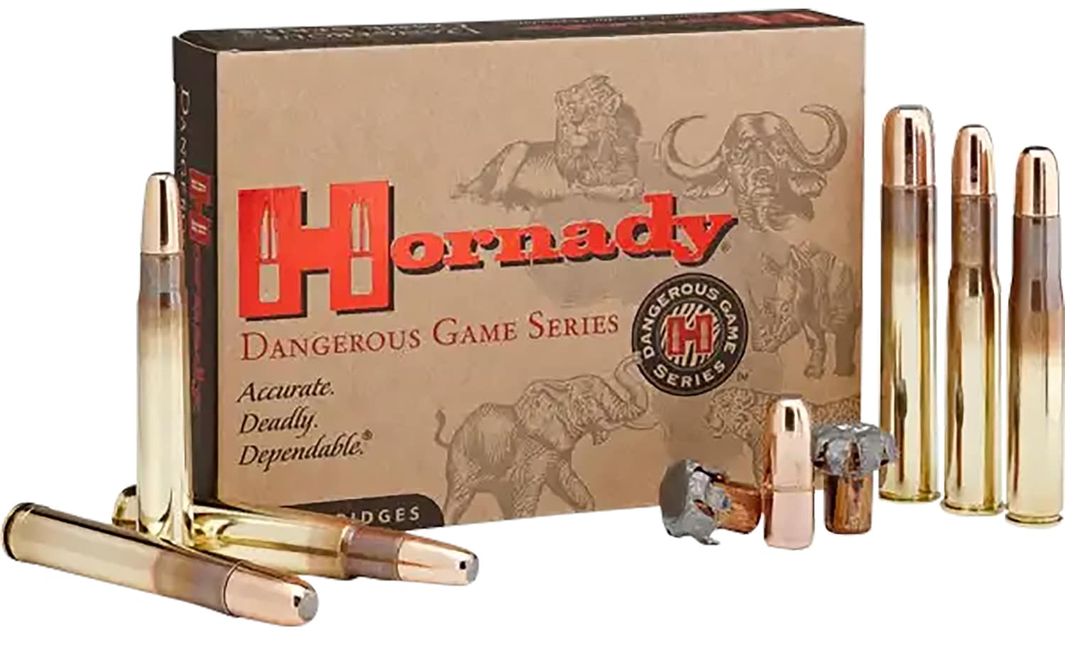 Hornady .375 H&H Magnum 300gr BONDED Brass – 20rd