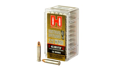 Hornady .22 WMR 45gr CRITICAL DEFENSE Nickel – 50rd