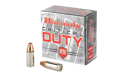 Hornady 9mm Luger 135gr CRITICAL DUTY Brass – 25rd