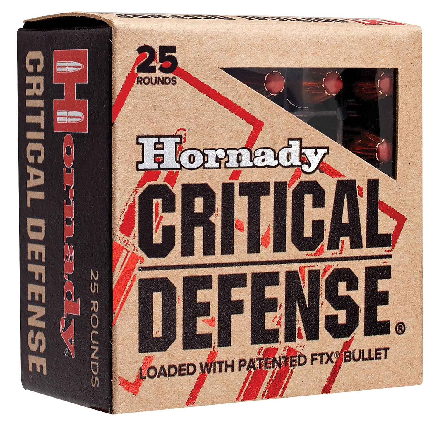Hornady .38 Special 90gr CRITICAL DEFENSE Brass – 25rd
