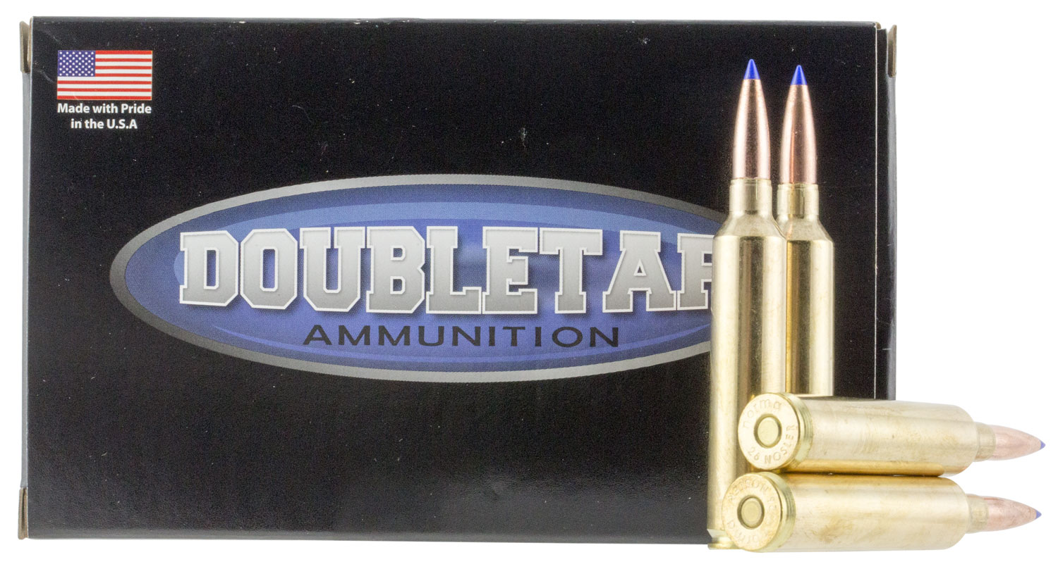 Doubletap .26 Nosler 127gr FREE CONSTRUCTION FOR FIELD-LEGAL HUNTING IN AREAS THAT REQUIRE NON-LEAD AMMUNIT Brass – 20rd