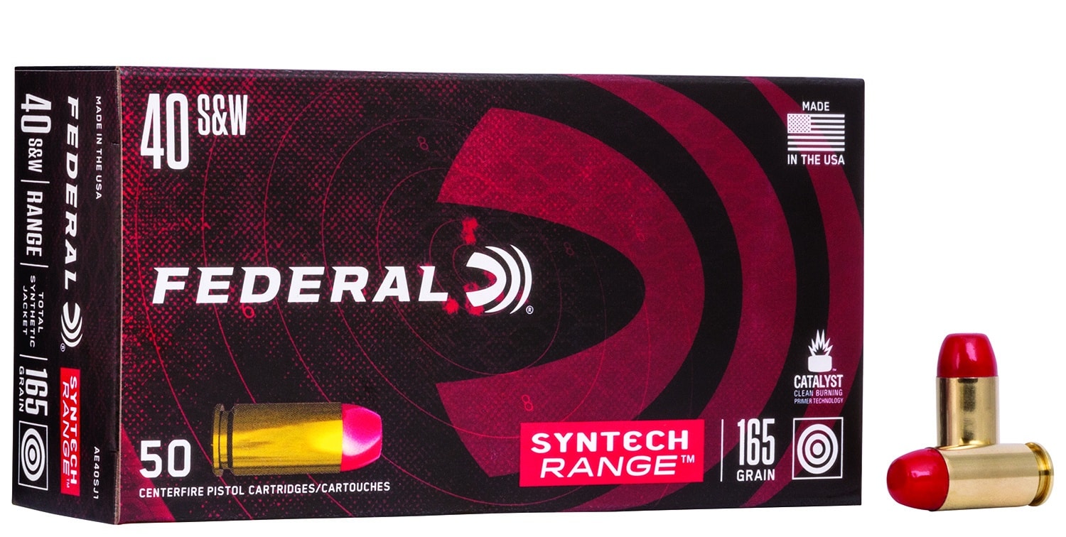 Federal .40 S&W 165gr Brass – 50rd