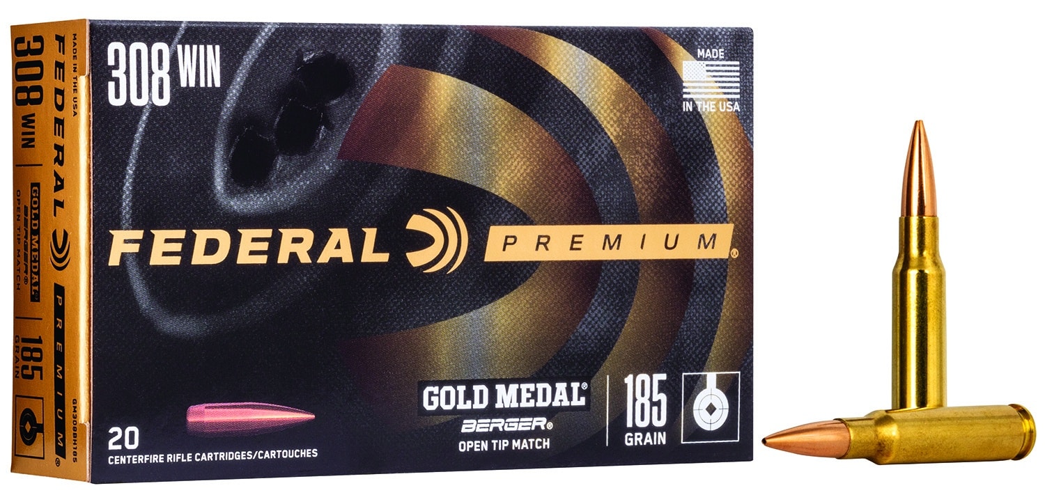 Federal .308 Winchester 185gr Brass – 20rd
