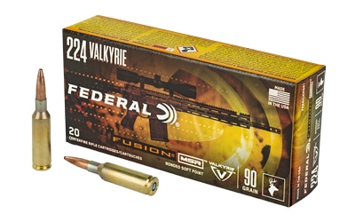 Federal .224 Valkyrie 90gr BONDED Brass – 20rd