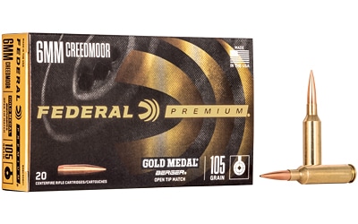 Federal 6mm Creedmoor 105gr Brass – 20rd
