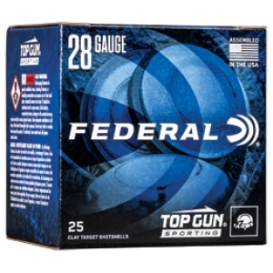 Federal Top Gun Sporting 28ga 2.75in 3/4oz #8 shot 25 count box