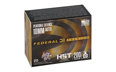 Federal 10mm Auto 200gr HST Brass – 20rd