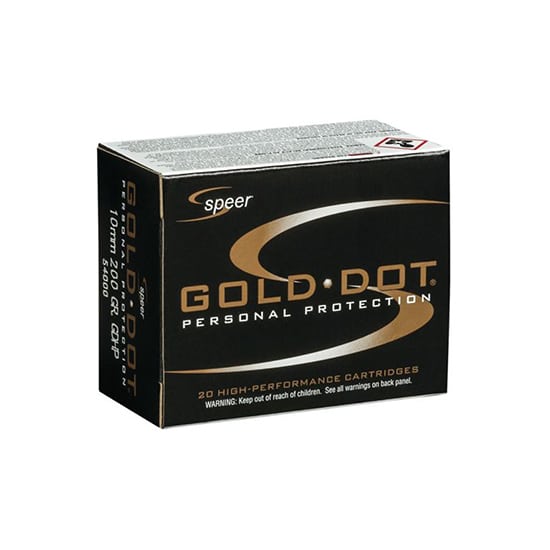 Speer .45 ACP 230gr GOLD DOT Brass – 20rd