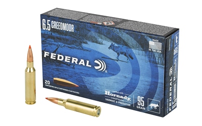 Federal 6.5 Creedmoor 95gr V-MAX Brass – 20rd