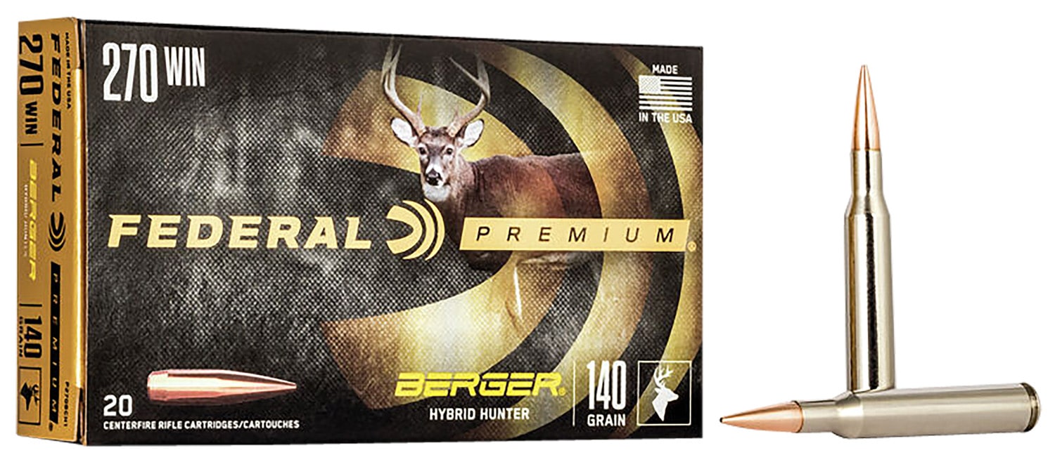 Federal .270 Winchester 140gr Brass – 20rd