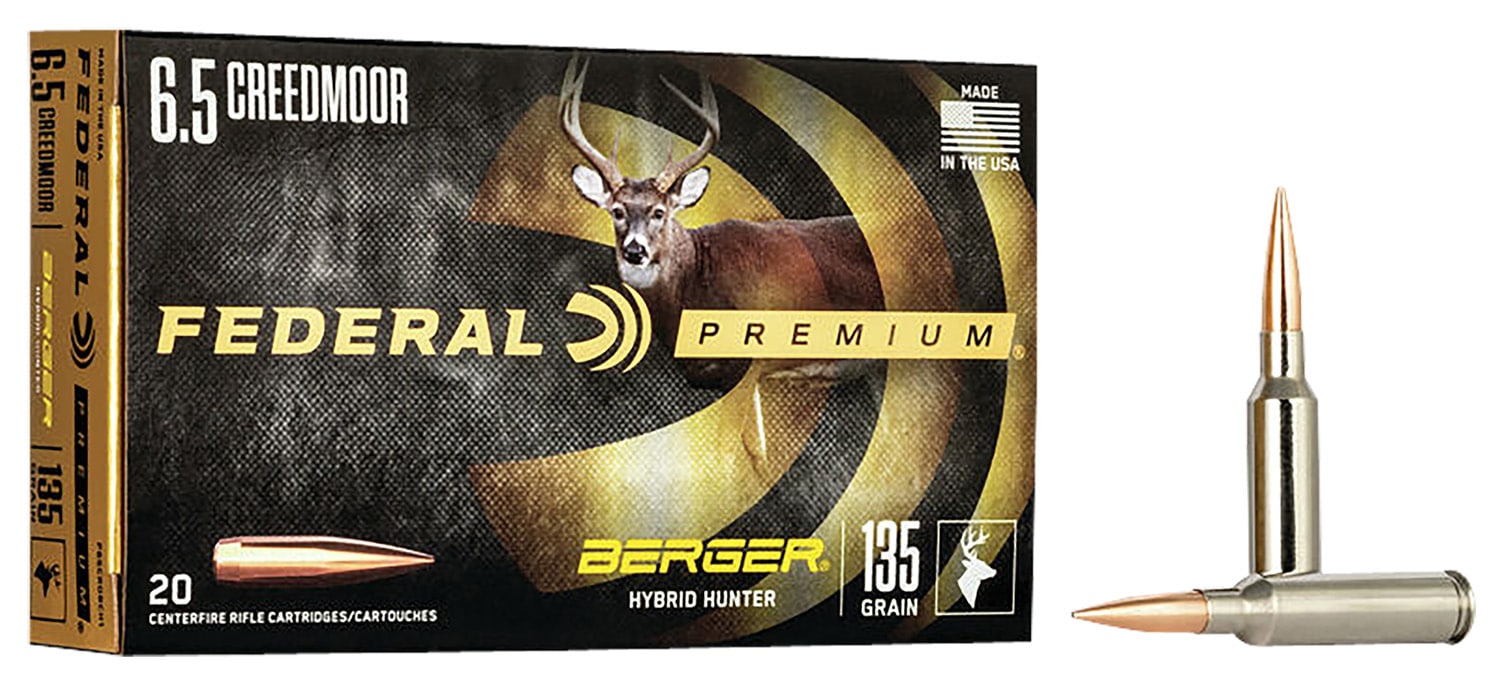 Federal 6.5 Creedmoor 135gr Brass – 20rd