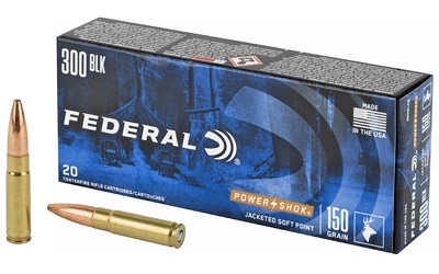 Federal .300 Blackout 150gr SP Brass – 20rd