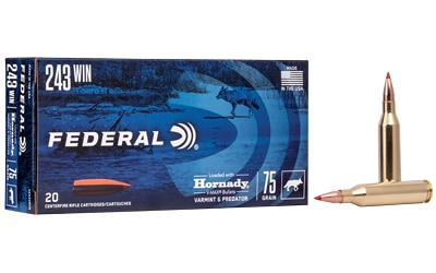 Federal .243 Winchester 75gr V-MAX Brass – 20rd