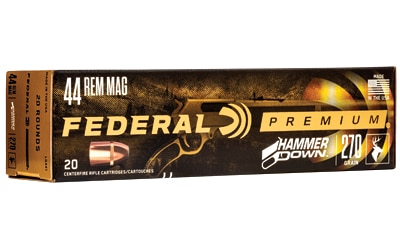 Federal .44 Magnum 270gr SP Brass – 20rd