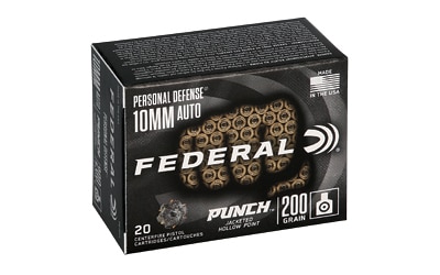 Federal 10mm Auto 200gr JHP Brass – 20rd