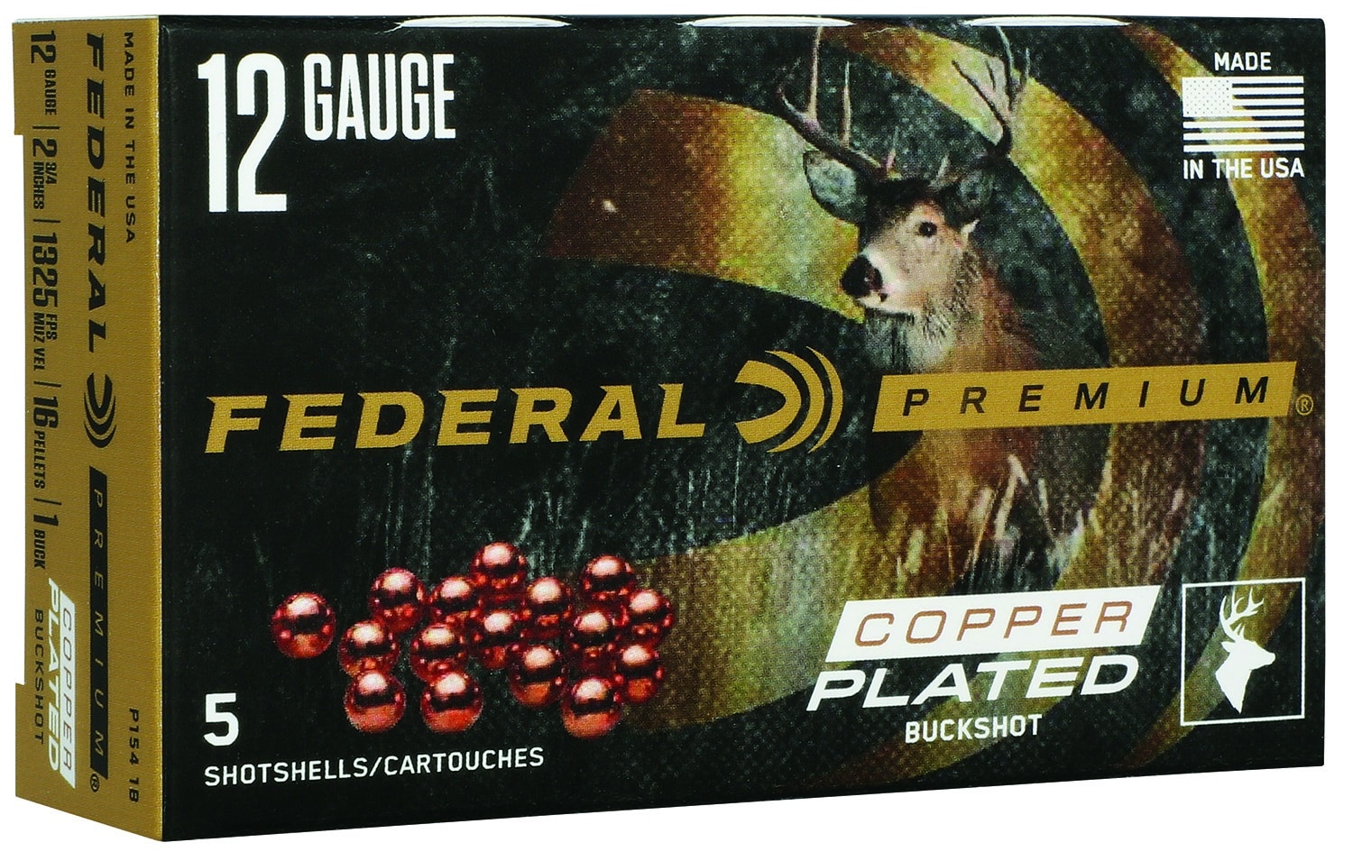 Federal 12 Gauge BUCKSHOT – 5rd
