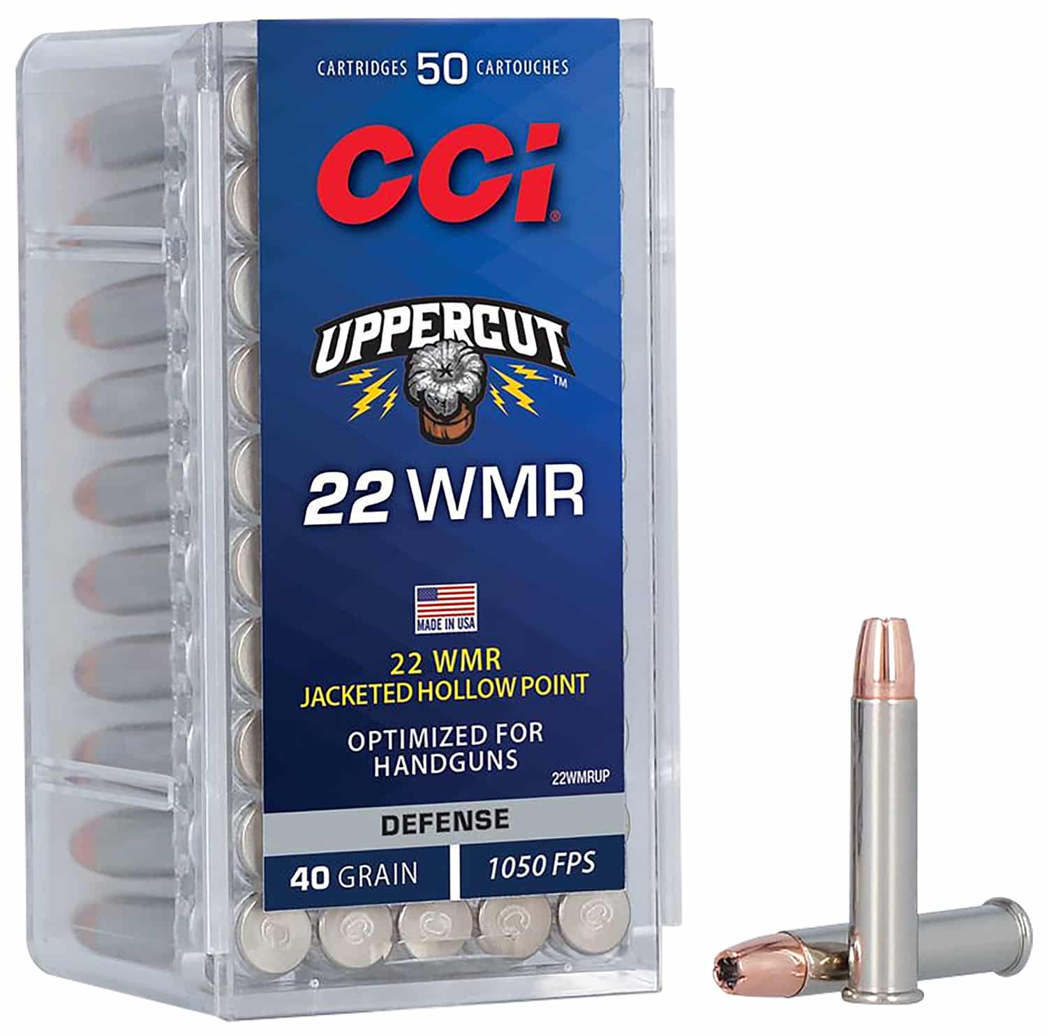 Cci .22 WMR 40gr JHP Brass – 50rd