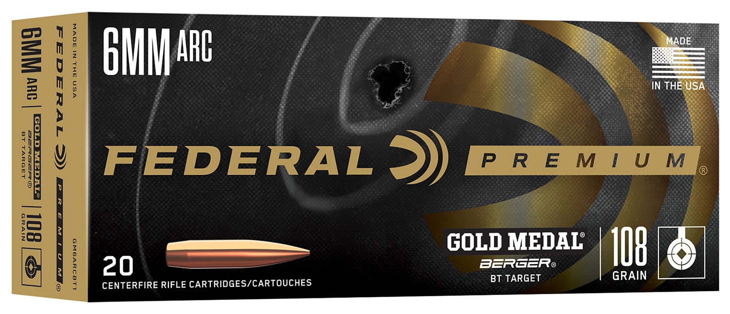 Federal 6mm ARC 108gr Brass – 20rd