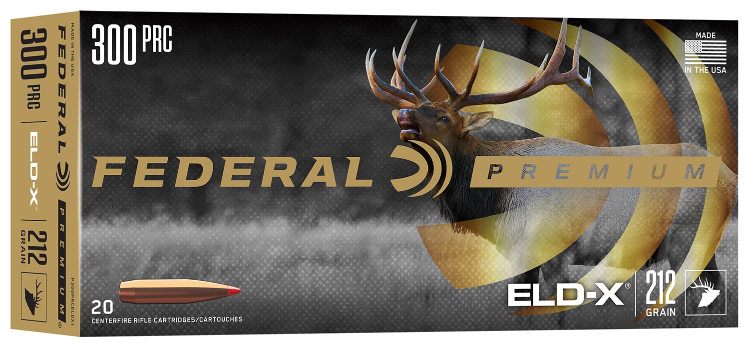 Federal .300 PRC 212gr ELD-X Brass – 20rd