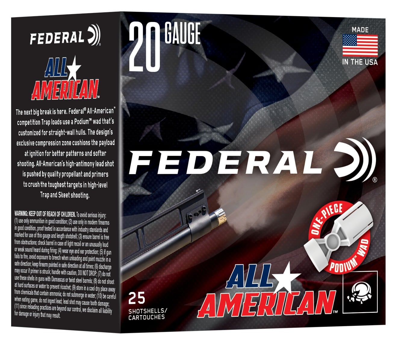 federal 20 Gauge – 25rd